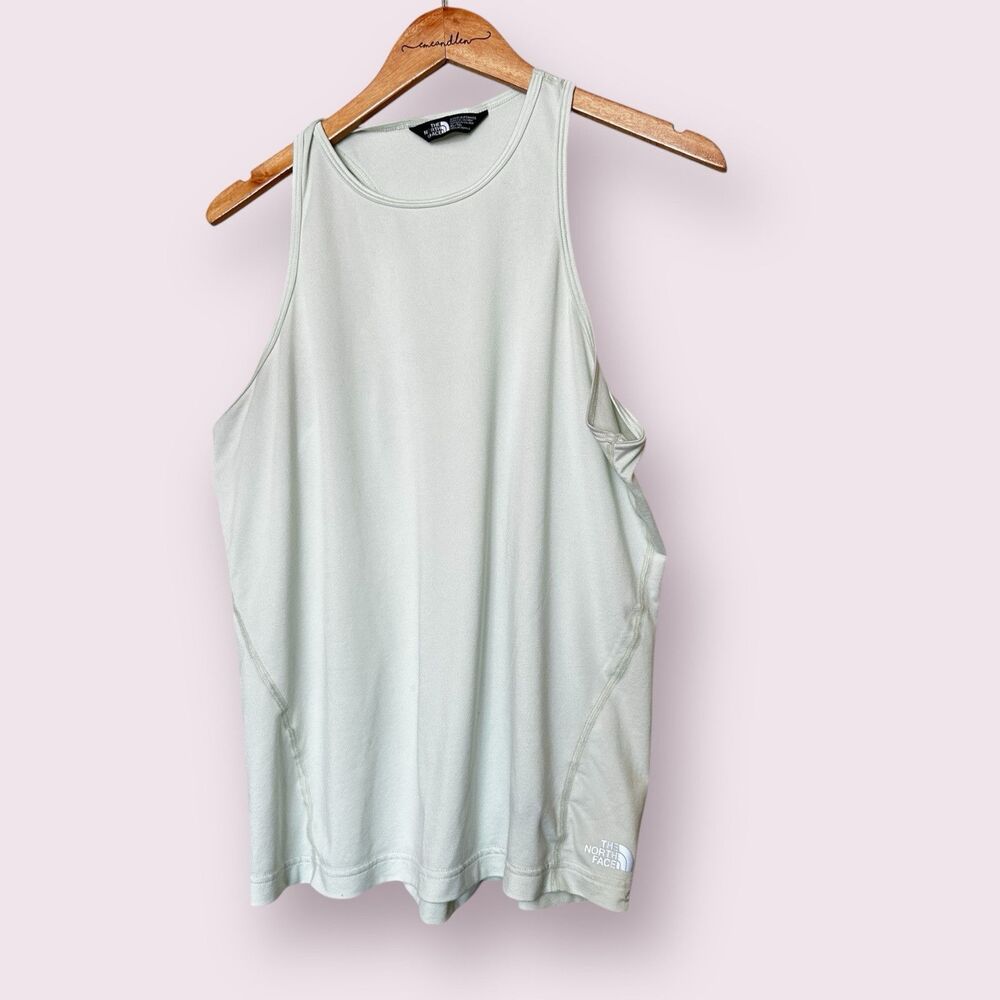 North Face Women’s Tank Top Shirt Size Extra Large Light Green Athletic Workout